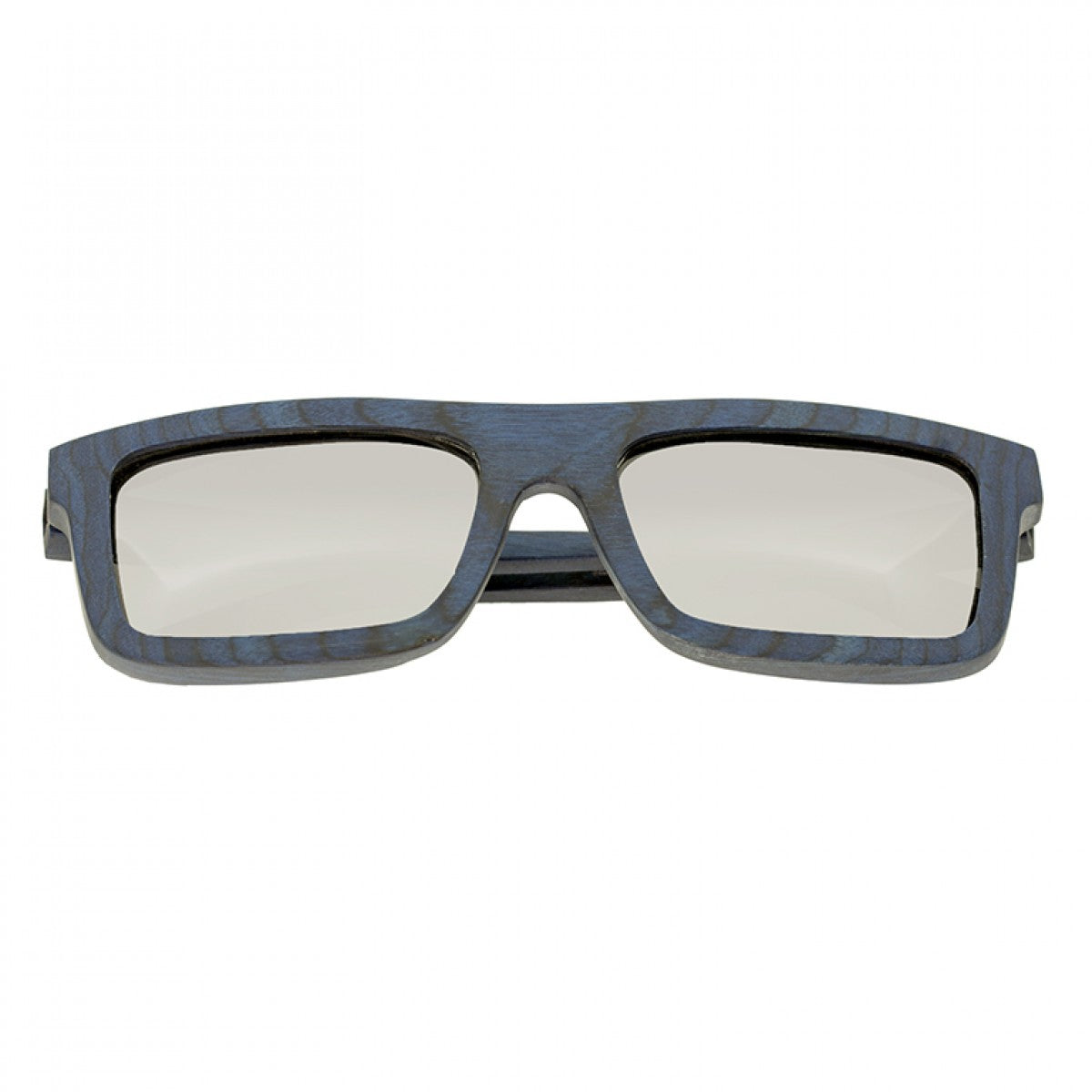 Spectrum Knox Wood Polarized Sunglasses - Blue/Silver - SSGS115SR