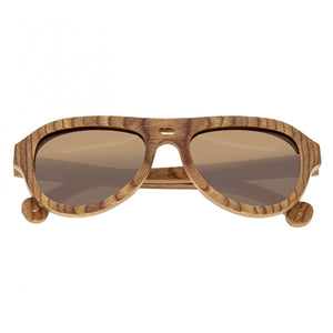 Spectrum Marzo Wood Polarized Sunglasses - Brown/Brown - SSGS109BN