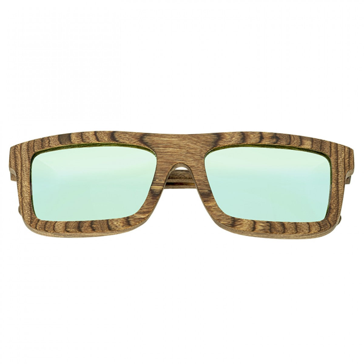 Spectrum Burrow Wood Polarized Sunglasses - Brown/Green - SSGS118GY