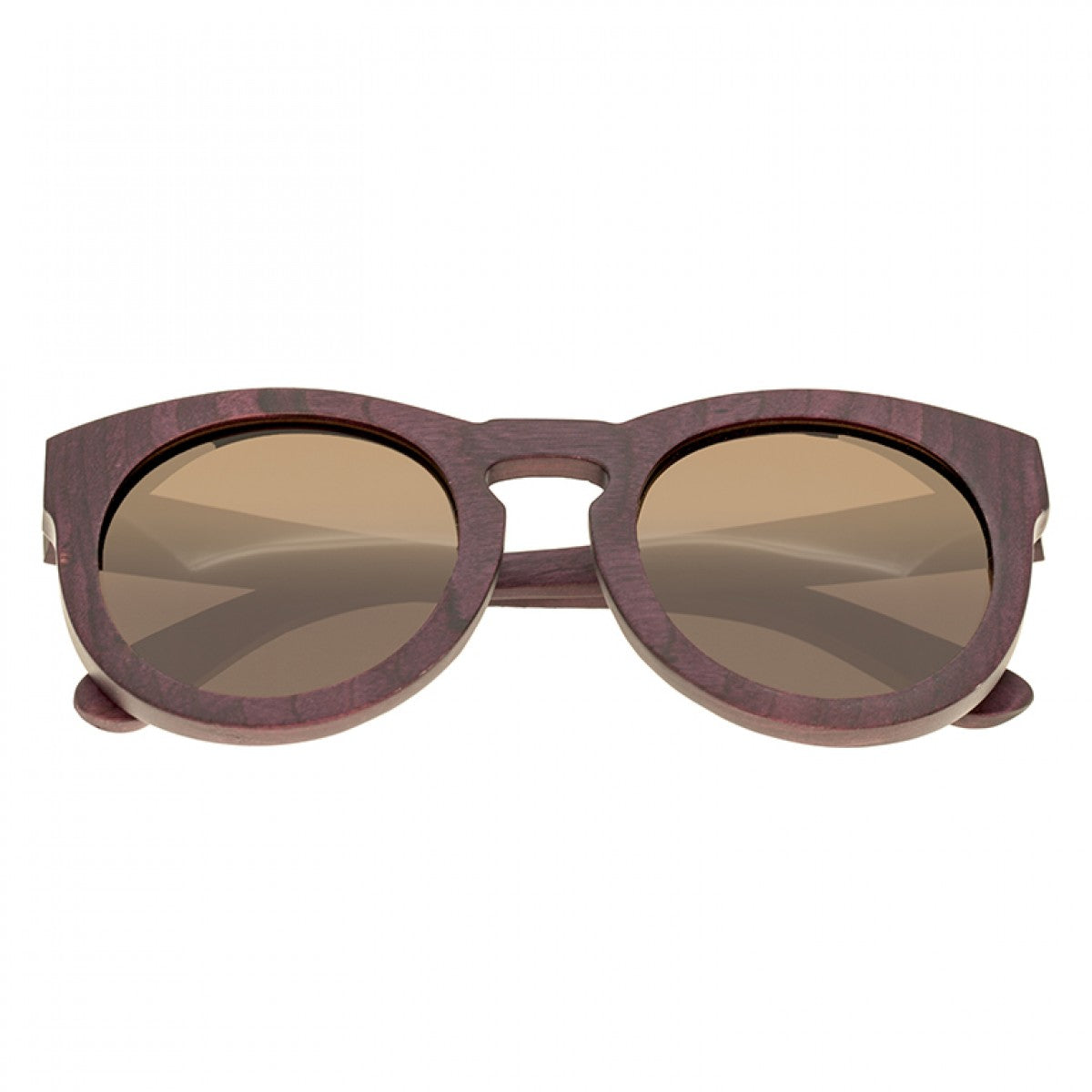 Spectrum Munro Wood Polarized Sunglasses - Purple/Brown - SSGS126BR