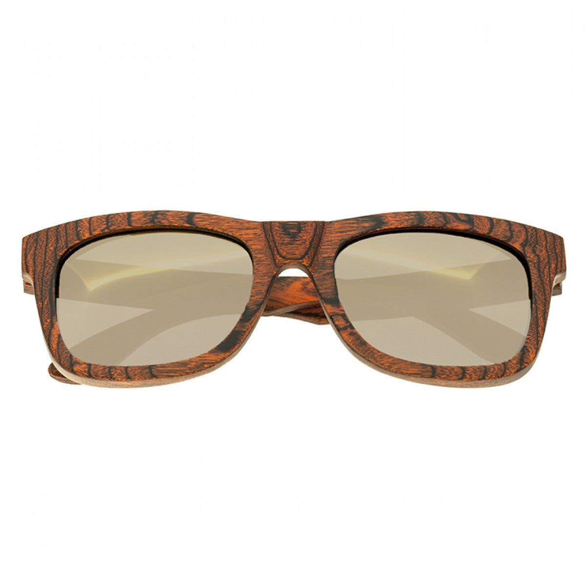 Spectrum Peralta Wood Polarized Sunglasses - Orange/Gold - SSGS103GD