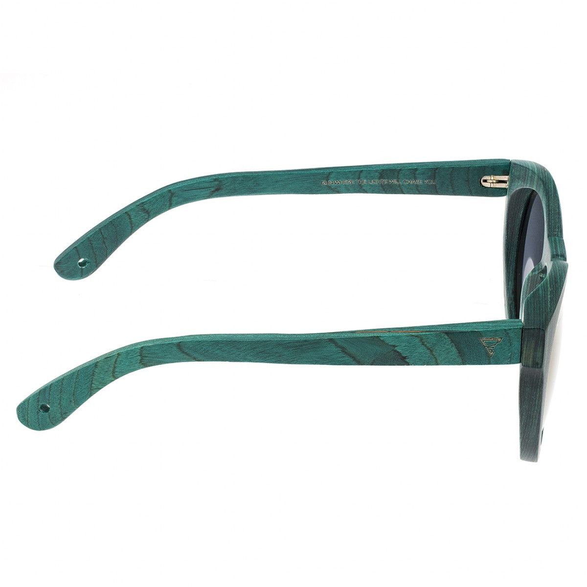Spectrum Malloy Wood Polarized Sunglasses - Teal/Gold - SSGS122GD