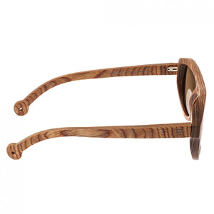 Spectrum Marzo Wood Polarized Sunglasses - Brown/Brown - SSGS109BN