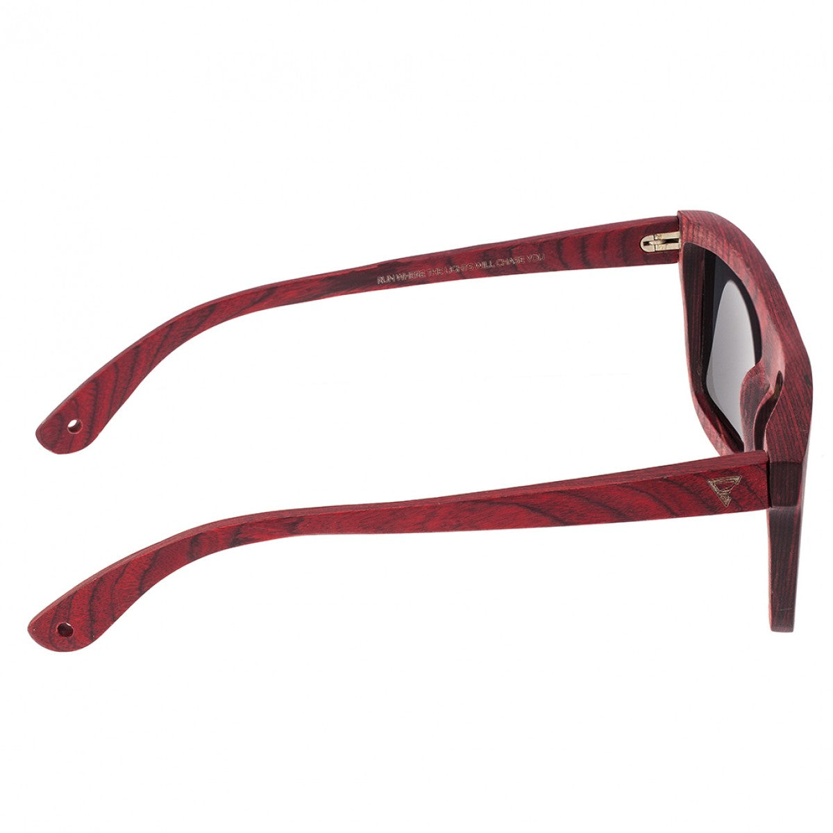 Spectrum Clark Wood Polarized Sunglasses - Cherry/Black - SSGS119BK