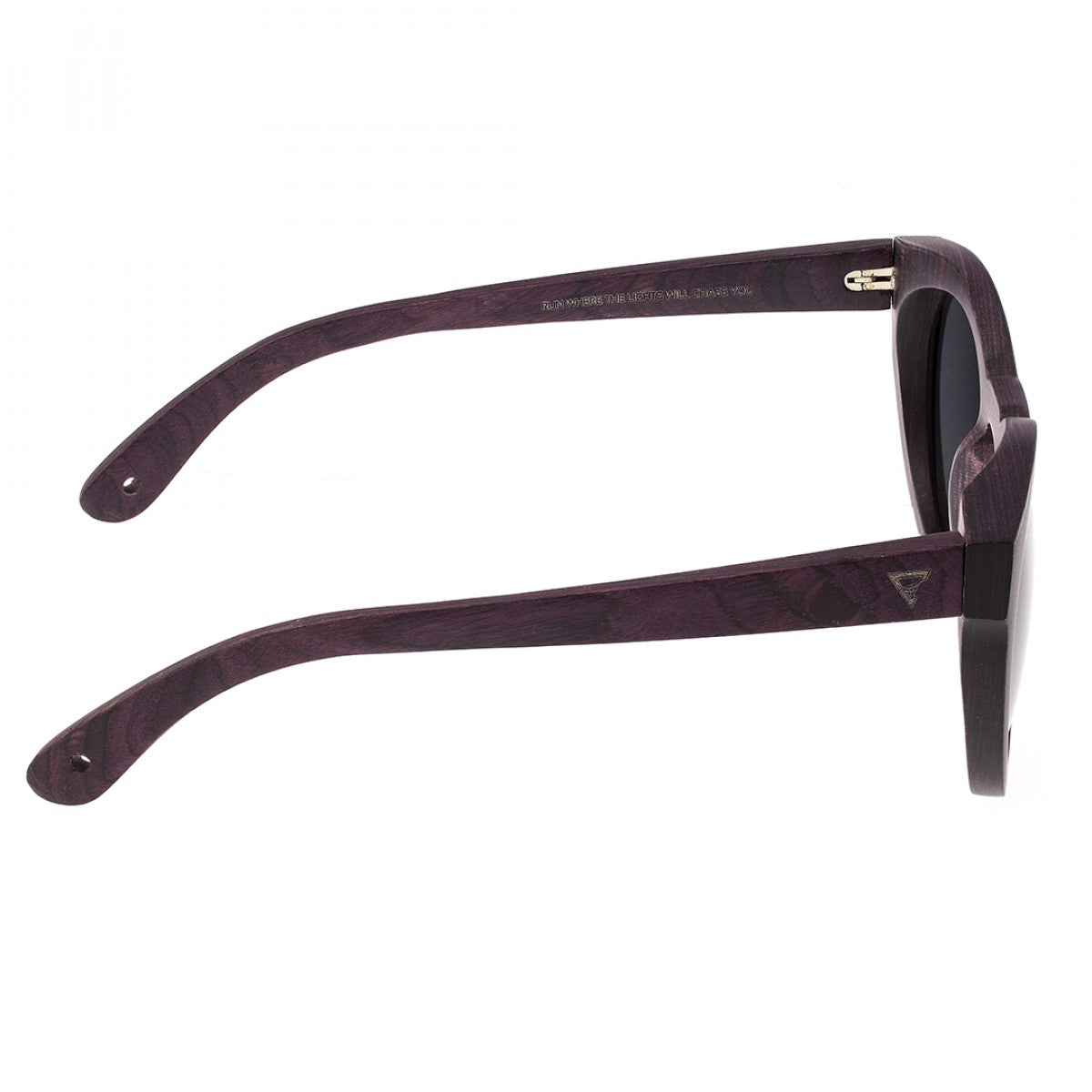 Spectrum Munro Wood Polarized Sunglasses - Purple/Black - SSGS126BK