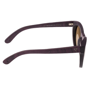 Spectrum Munro Wood Polarized Sunglasses - Purple/Brown - SSGS126BR