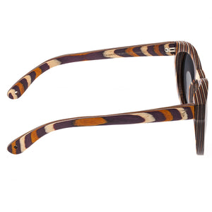 Spectrum Powers Wood Polarized Sunglasses - Multi/Black - SSGS123BK