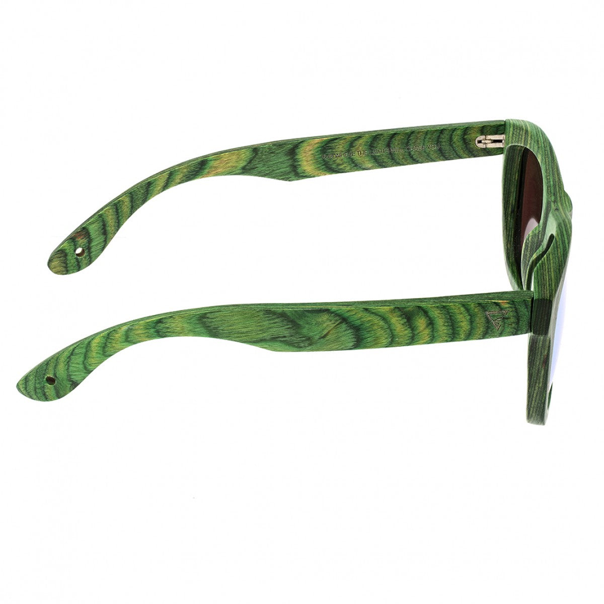 Spectrum Slater Wood Polarized Sunglasses - Green/Green - SSGS101GY