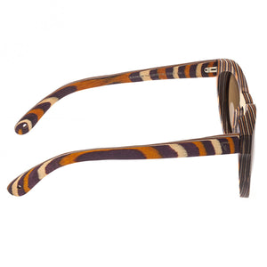 Spectrum Powers Wood Polarized Sunglasses - Multi/Brown - SSGS123BN