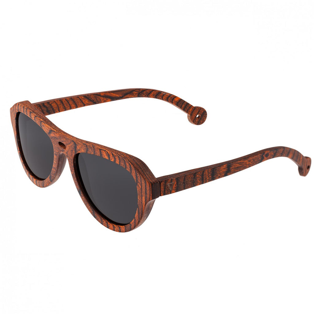 Spectrum Stroud Wood Polarized Sunglasses - Orange/Black - SSGS110BK