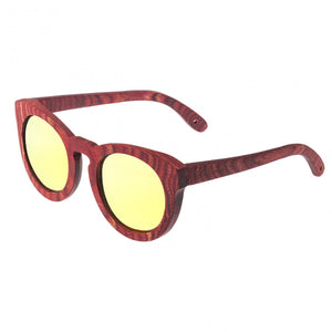 Spectrum Aikau Wood Polarized Sunglasses - Cherry/Gold - SSGS124GD