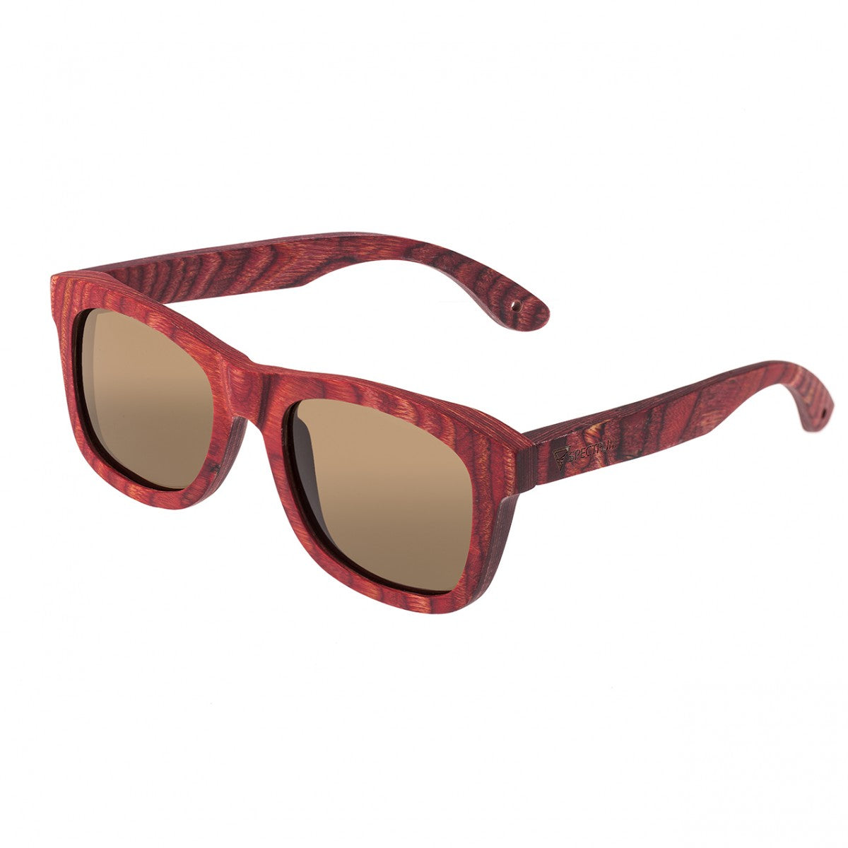 Spectrum Irons Wood Polarized Sunglasses - Cherry/Brown - SSGS105BN